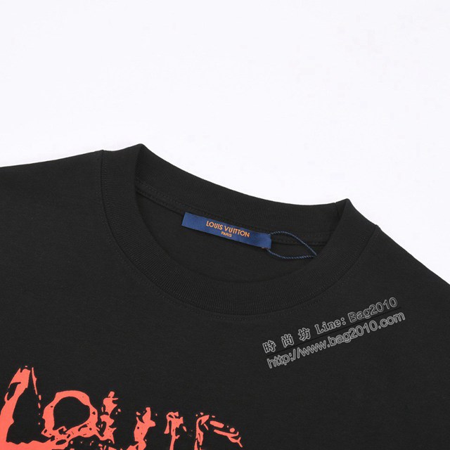 Louisvuitton路易威登Lv專門店2023SS新款印花T恤 男女同款 tzy2981